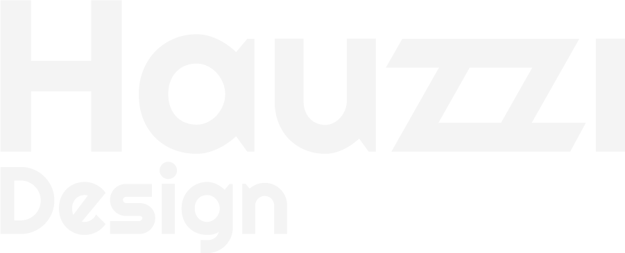 Hauzzi Design - Logo White